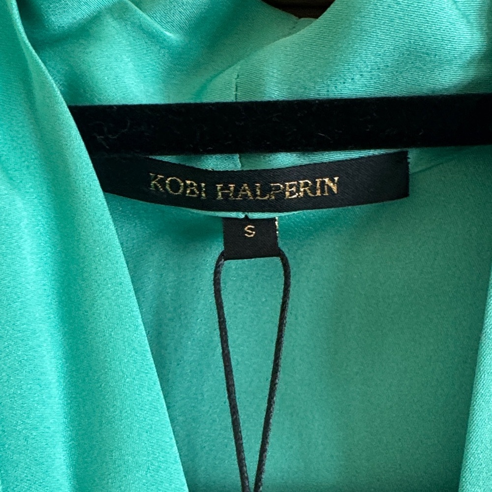 Kobi Halperin Elegant Teal Women's Top - Picture 3 of 9